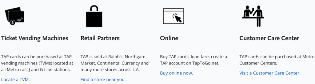 Where to buy a TAP card for your journey