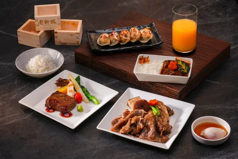 EVA Air's new menu in collaboration with Kanpai Classic.