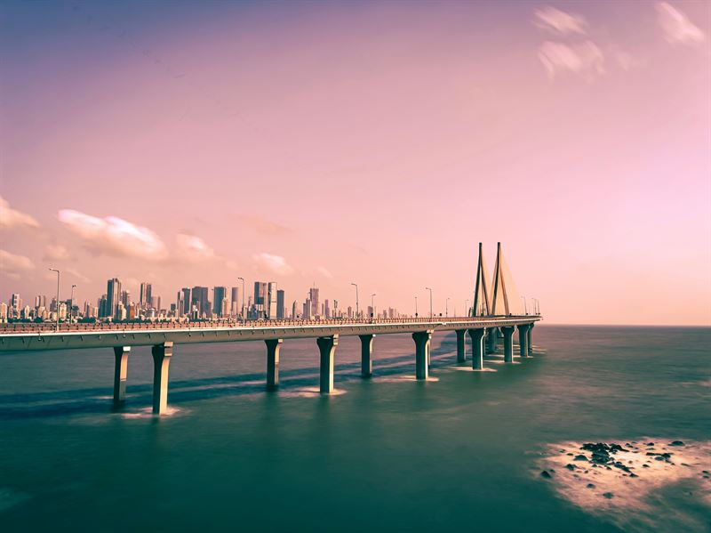 Bandra–Worli Sea Link, Mumbai. 