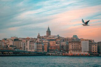 View of the Galata Tower from the Bosphorus