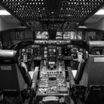 Aircraft cockpit.