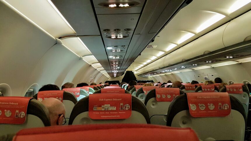 inside aircraft