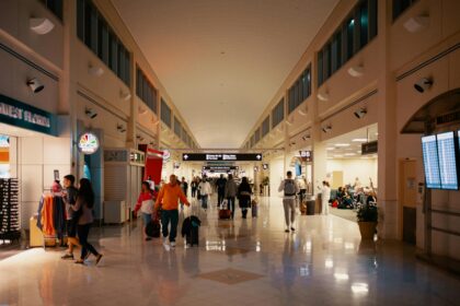 People inside the airport