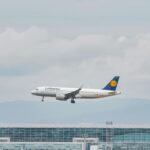 Lufthansa aircraft at Frankfurt Airport (FRA)