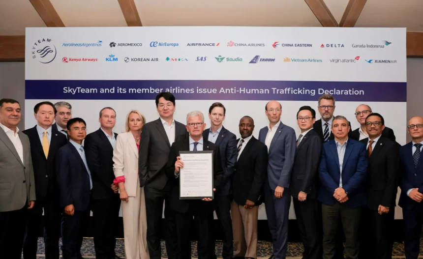 SkyTeam and its member airlines issue a joint Anti-Human Trafficking Declaration