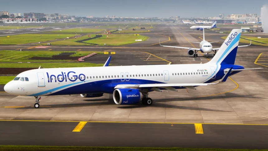 An Airbus A321neo of IndiGo