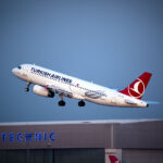 Turkish Airlines aircraft taking