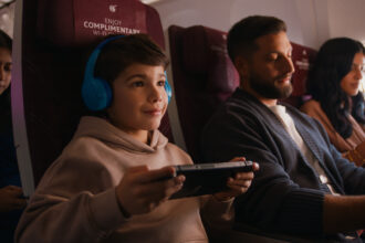 Qatar Airways passengers aboard aircraft