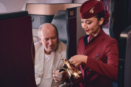 Hans Zimmer on-board Qatar Airways aircraft