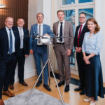 Deutsche Aircraft Team (from left to right): Olaf Lawrenz (COO), Sebastian Böhnl (Site Manager of Leipzig), Nico Neumann (CEO), Nils Heuer (Sales Director), Markus Hahner (Sales Director for Special Mission Solutions) and Jasmin Eberharter (Director of Strategy and Industry Relations)