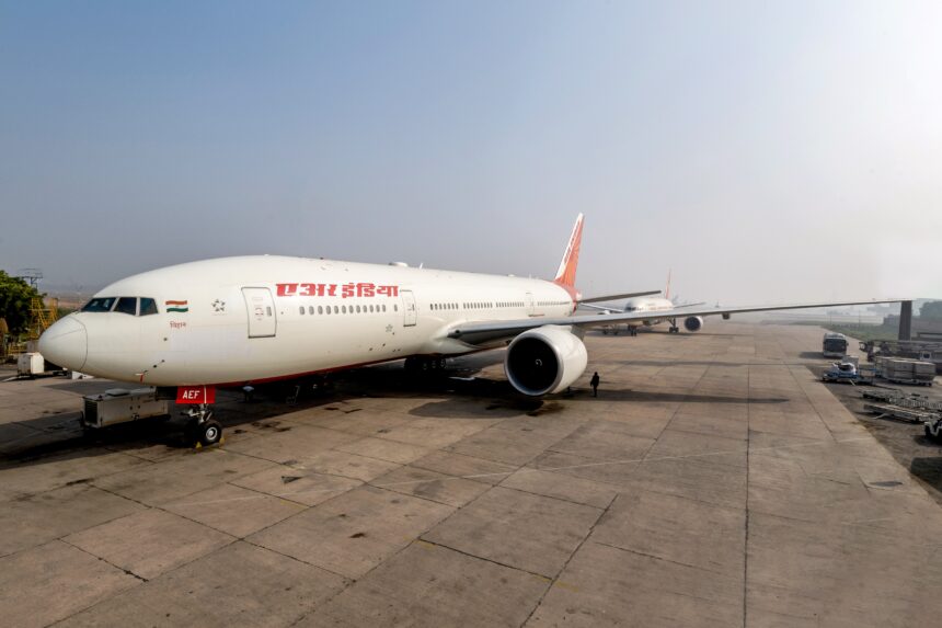 DGCA orders checks on all Boeing aircraft in India. This is an image of Air India B777-200LR