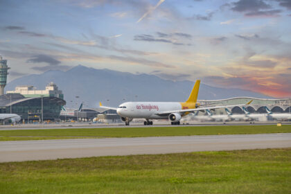 An Air Hong Kong Airbus A330F aircraft.