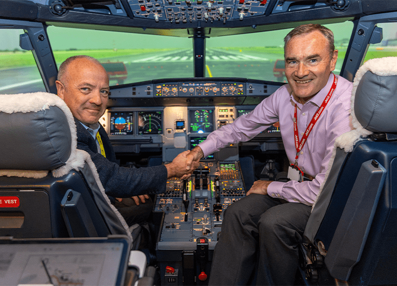 Aviation Minister visits jet2.com cheadle training facility
