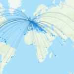 British airways flightpath and airspace