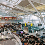 Passenger traffic at Heathrow Airport