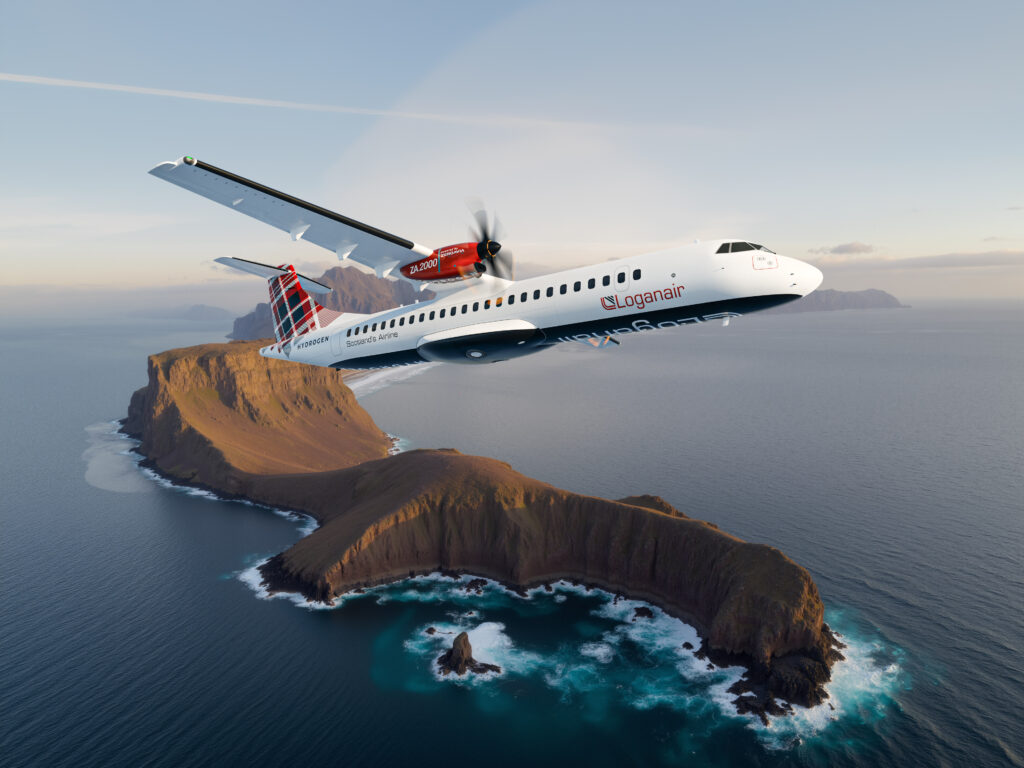 Loganair ZeroAvia ATR72 