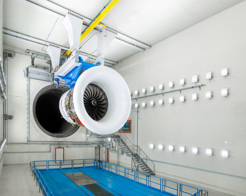 Rolls-Royce Trent 1000 TEN Engine on N3 Testbed