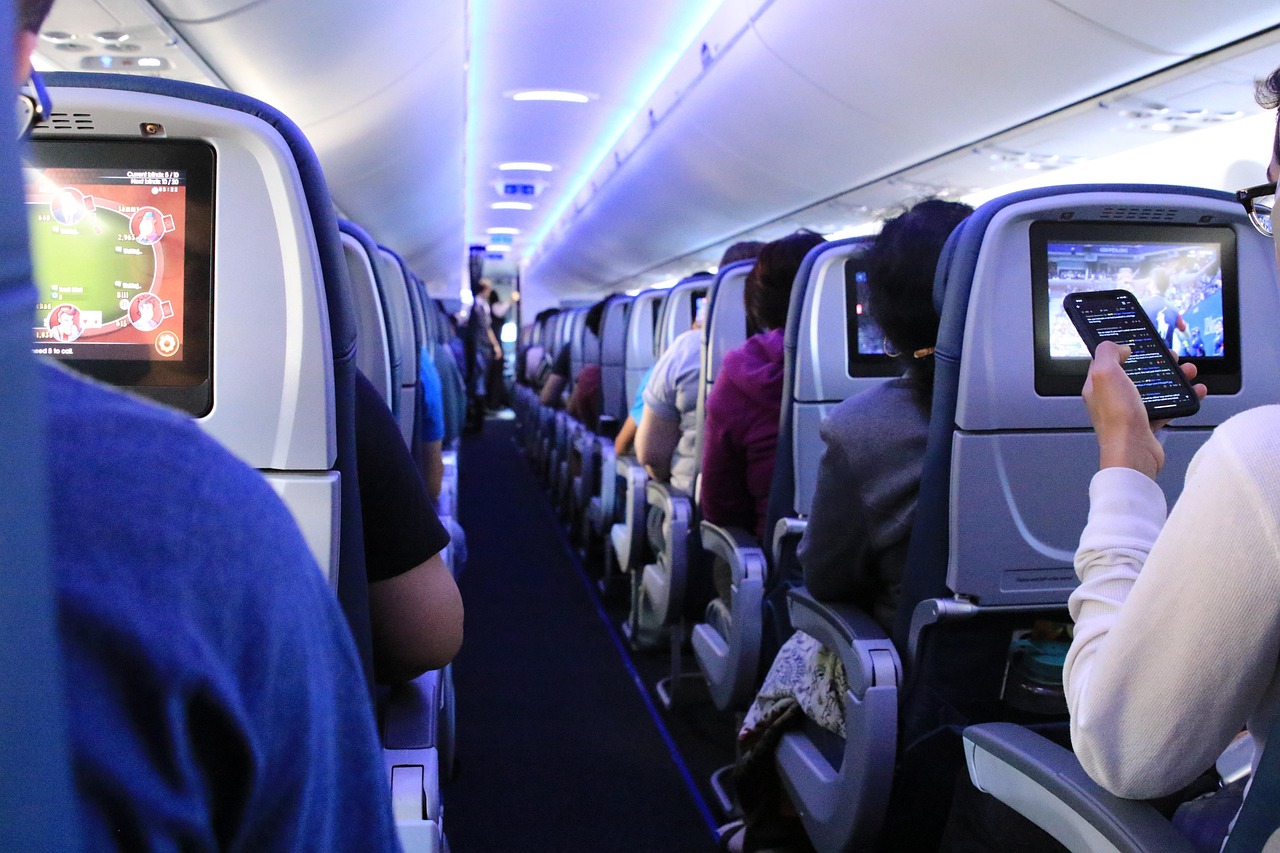 inside a plane 