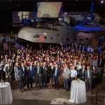 Employees and representatives at MTU Aero Engines North America 25th anniversary