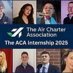 2025 cohort of interns for the Air Charter Association's internship