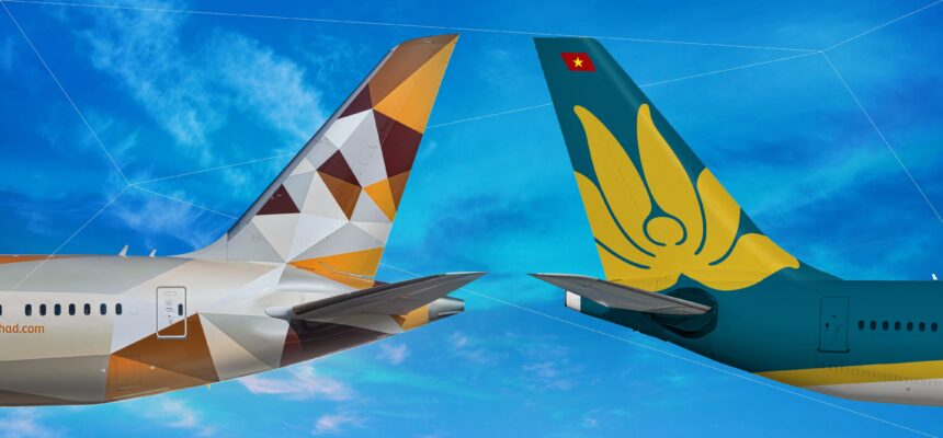 Etihad Airways and Vietnam Airlines partner up loyalty programmes © Etihad Airways