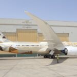 Etihad Airways Boeing jet on tarmac