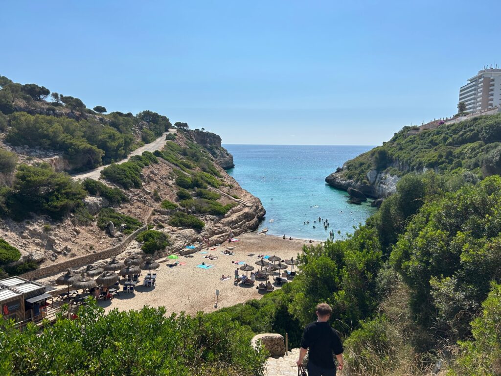 A view of Cala Antena beach