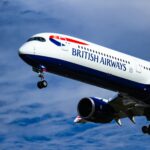 British Airways A350-1000 on final into Heathrow 27L
