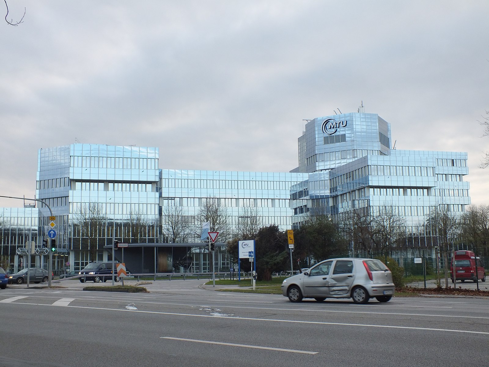Campus area showcasing industrial architecture associated with MTU sites