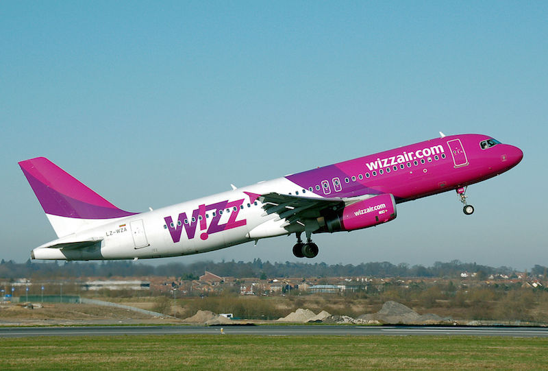 Wizz air aircraft