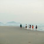 Friends on a beach