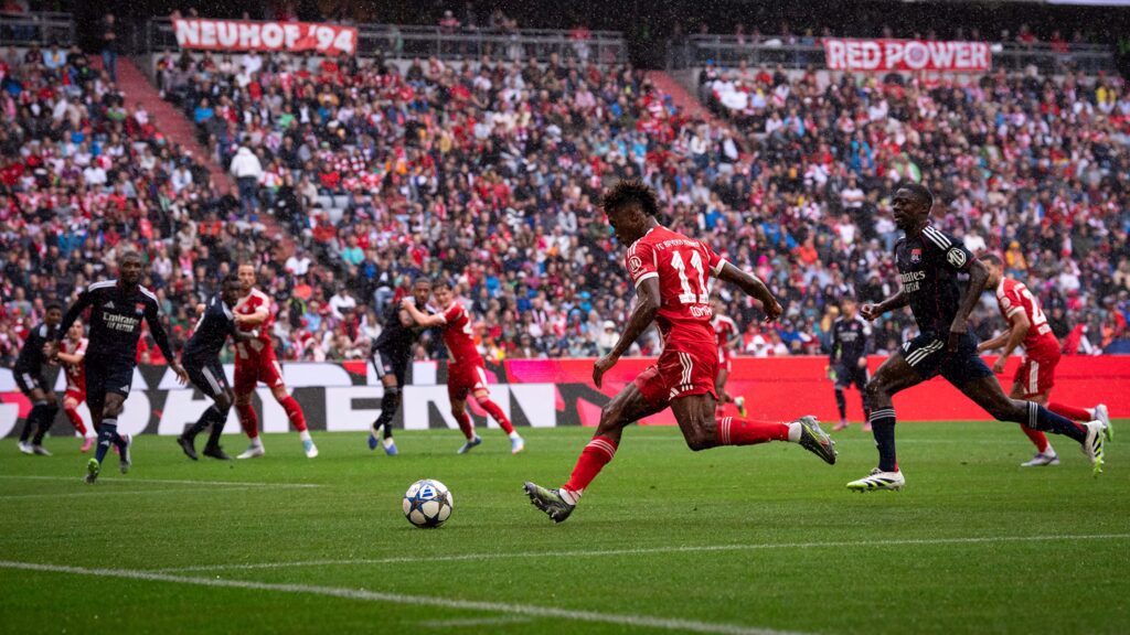 FC Bayern's friendly match against Olympique Lyon at the Allianz Arena at the start of pre-season in 2025/26 © FC Bayern Munich