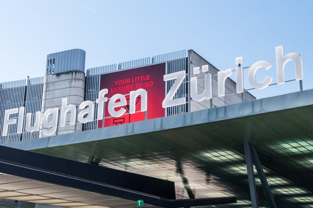 Zurich airport exterior