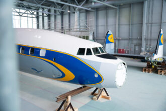 Lufthansa's restored Lockheed L-1649A Super Star