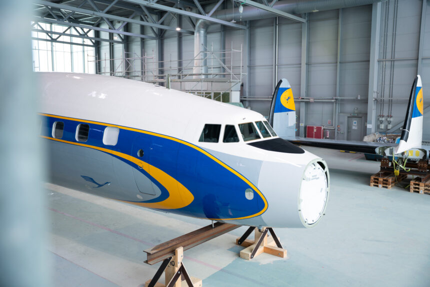 Lufthansa's restored Lockheed L-1649A Super Star