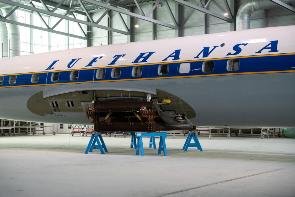 Lufthansa's restored Lockheed L-1649A Super Star