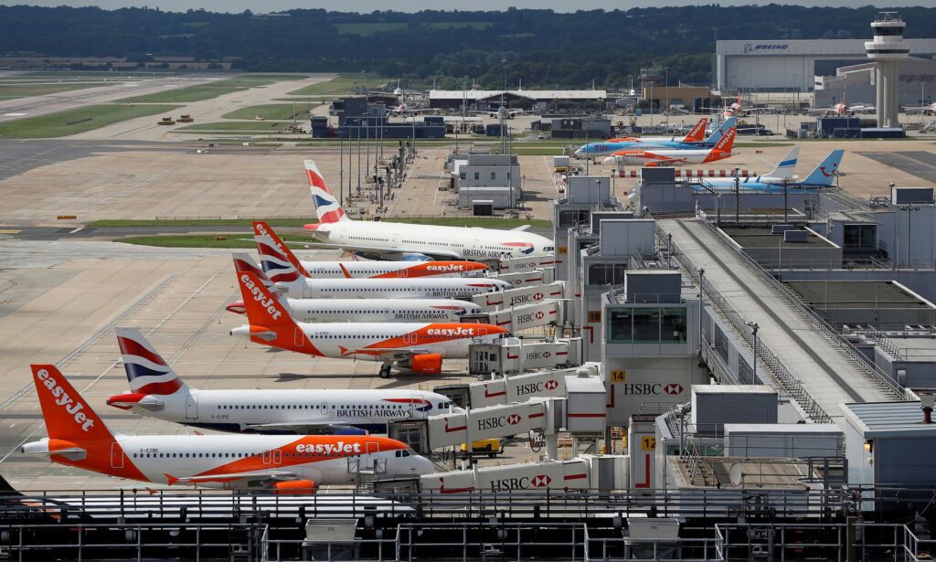 Gatwick airport view