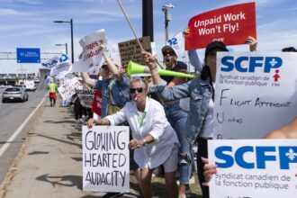 Air Canada flight attendant's strike