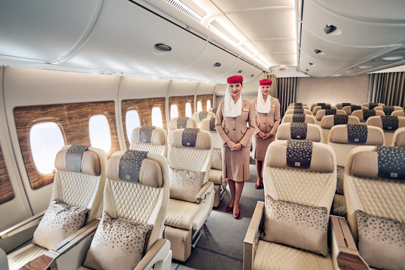 Emirates announce their recent layering of new retrofitted Airbus A320's and Boeing 777s which feature new premium economy cabin's on an additional four routes.