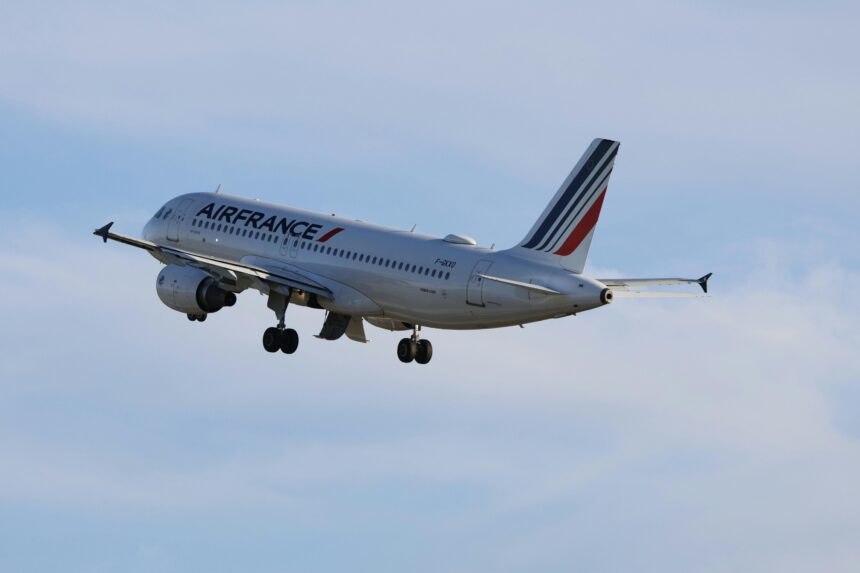 Air France aircraft in the sky