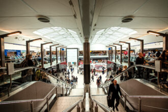 Airport facilities and infrastructure - International Departure Lounge South Terminal London Gatwick Airport.JPG