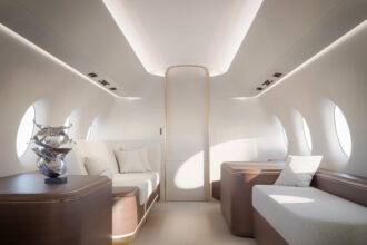 Cirrus design concept, aircraft interior design
