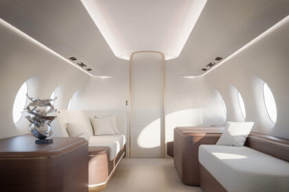 Cirrus design concept, aircraft interior design