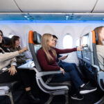 JetBlue seatback entertainment.