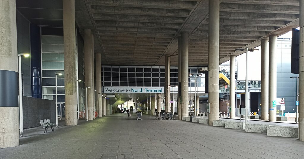 Gatwick Aiport's North Terminal Entrance.