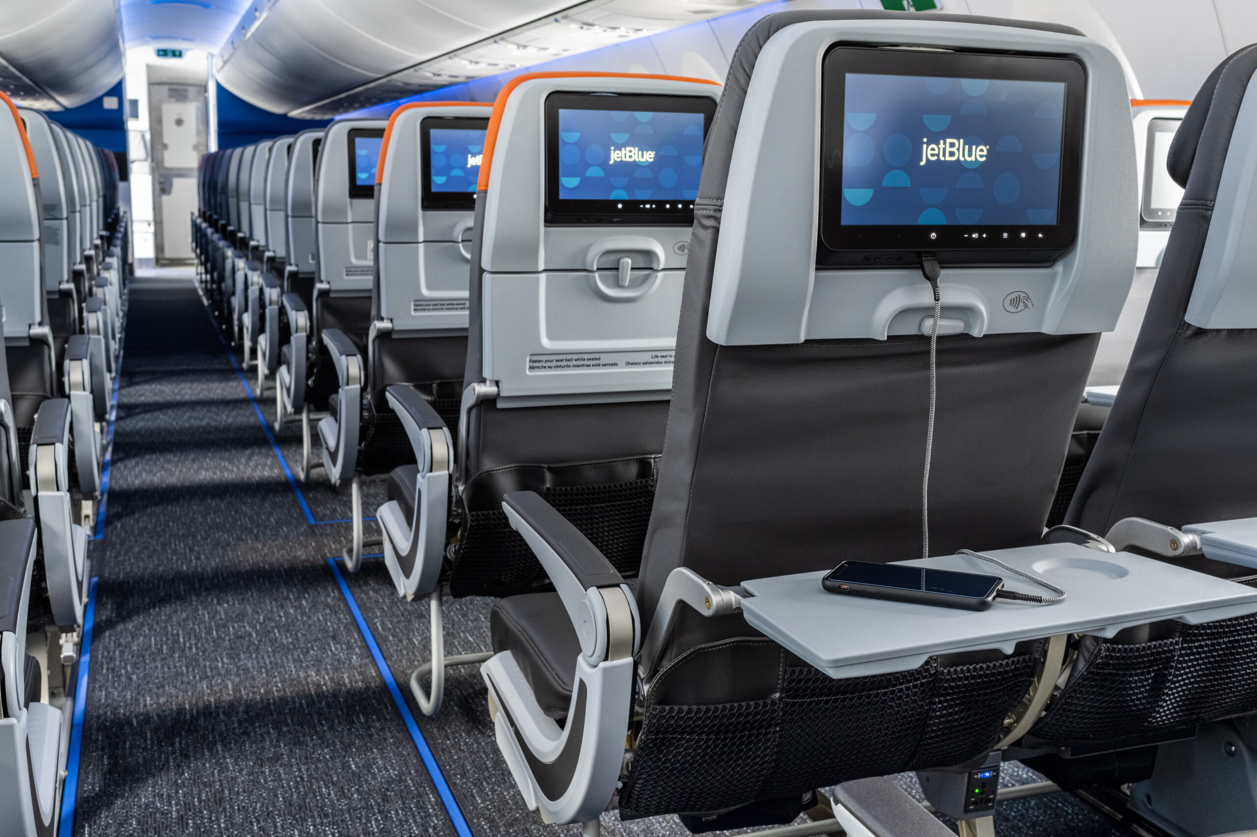 JetBlue seatback entertainment
