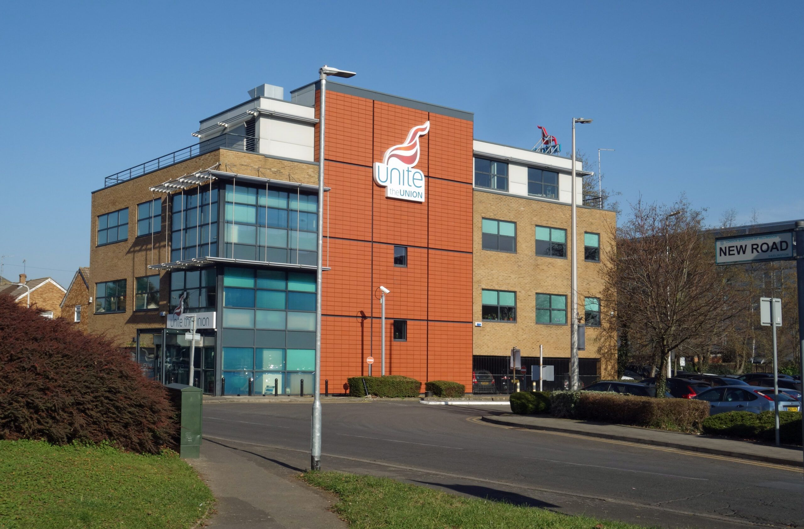 The Unite the Union building on New Road.
