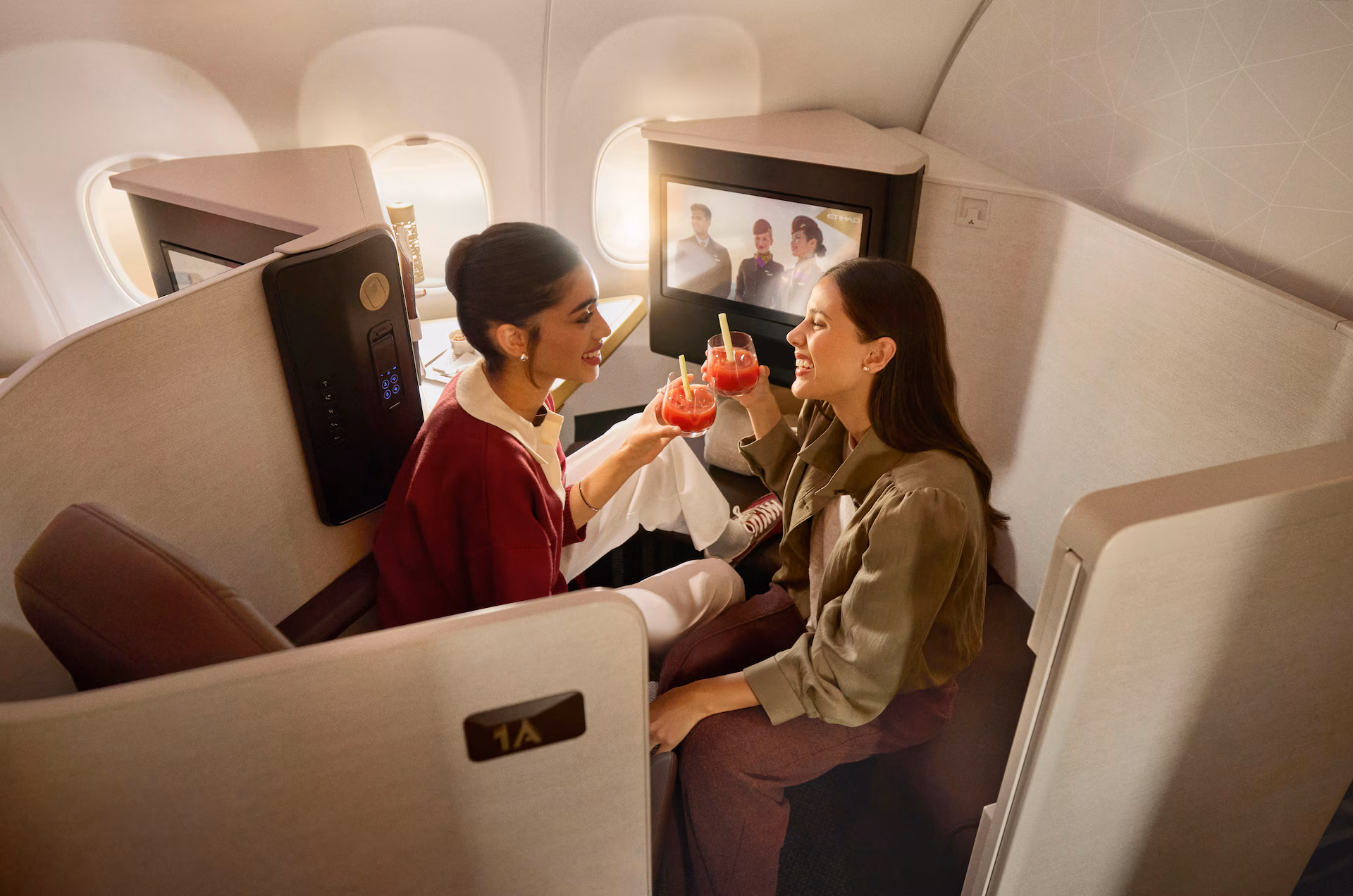 Etihad Airway's A321LR flight to Phuket