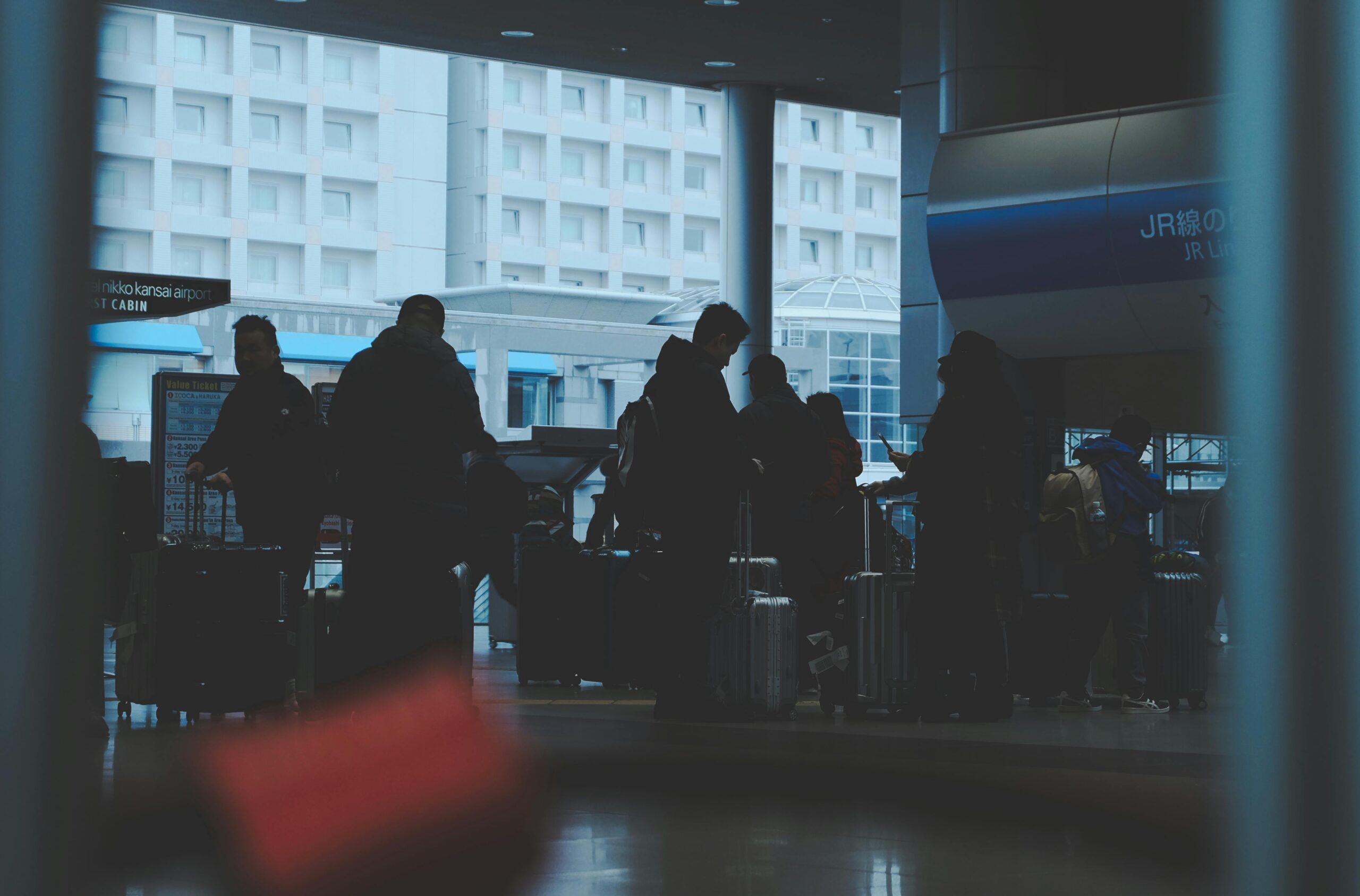 People Waiting at an airport