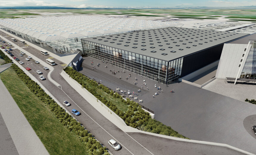 London Stansted new arrivals building